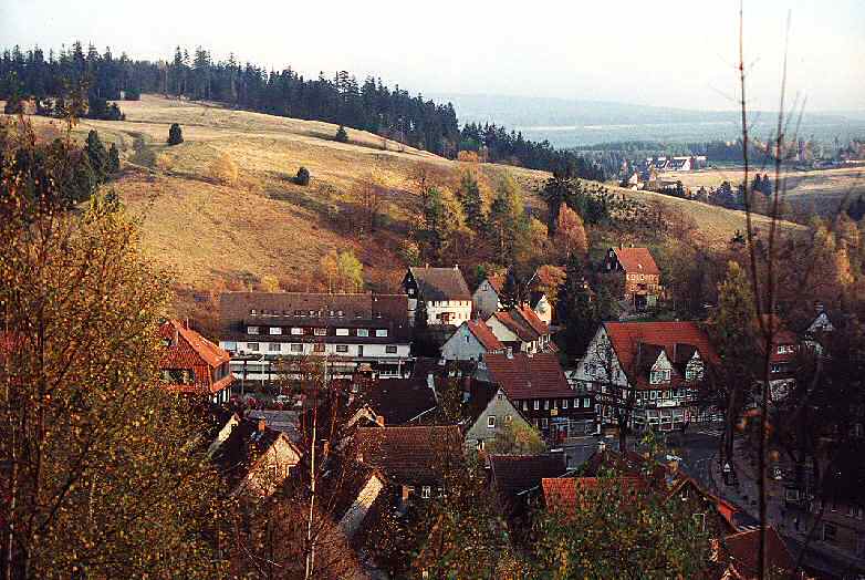 Foto vom alten Stadtkern Altenau - Startpunkt für Ihre Urlaubsaktivitäten